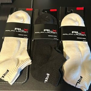 Ralph Lauren RLX Merino Wool Socks - Brand new! 3 pairs sold together.